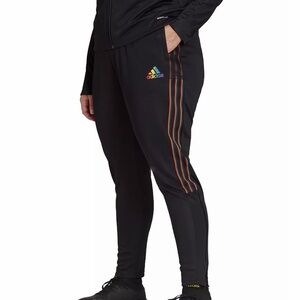 ADIDAS Plus Women’s Tiro Rainbow Pride Track Active Soccer Pants 4X
